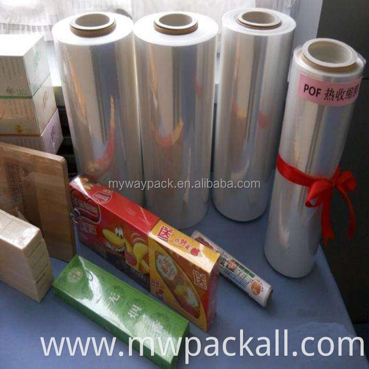 best price cross linked printed pof plastic polyolefin shrink wrapping film